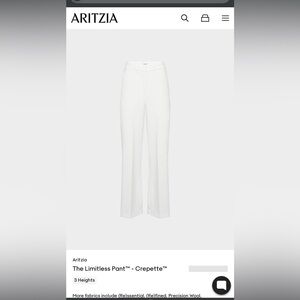 Aritzia Limitless Pant in Crepette
